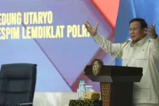 Kunjungi Sespimma Lemdiklat Polri, Menhan Prabowo Ikuti Dialog Kebangsaan