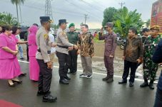 Kapolda Sulut Lakukan Peletakan Batu Pertama Rumah Doa Polres Bolmong