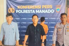 Tim Resmob Polresta Manado Amankan Terduga Pelaku Pencabulan Anak di Mapanget