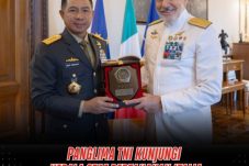 Panglima TNI Kunjungi Kepala Staf Pertahanan Italia