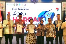 Pemerintah mengajak ekosistem gim menyambut Hari Gim Nasional yang akan dilaksanakan pada 8 Agustus 2024 dalam Konferensi Pers Kampanye 'Ayo Hari Game Indonesia' di Kantor Kementerian Perdagangan Jakarta Pusat, Jumat (19/07/2024)