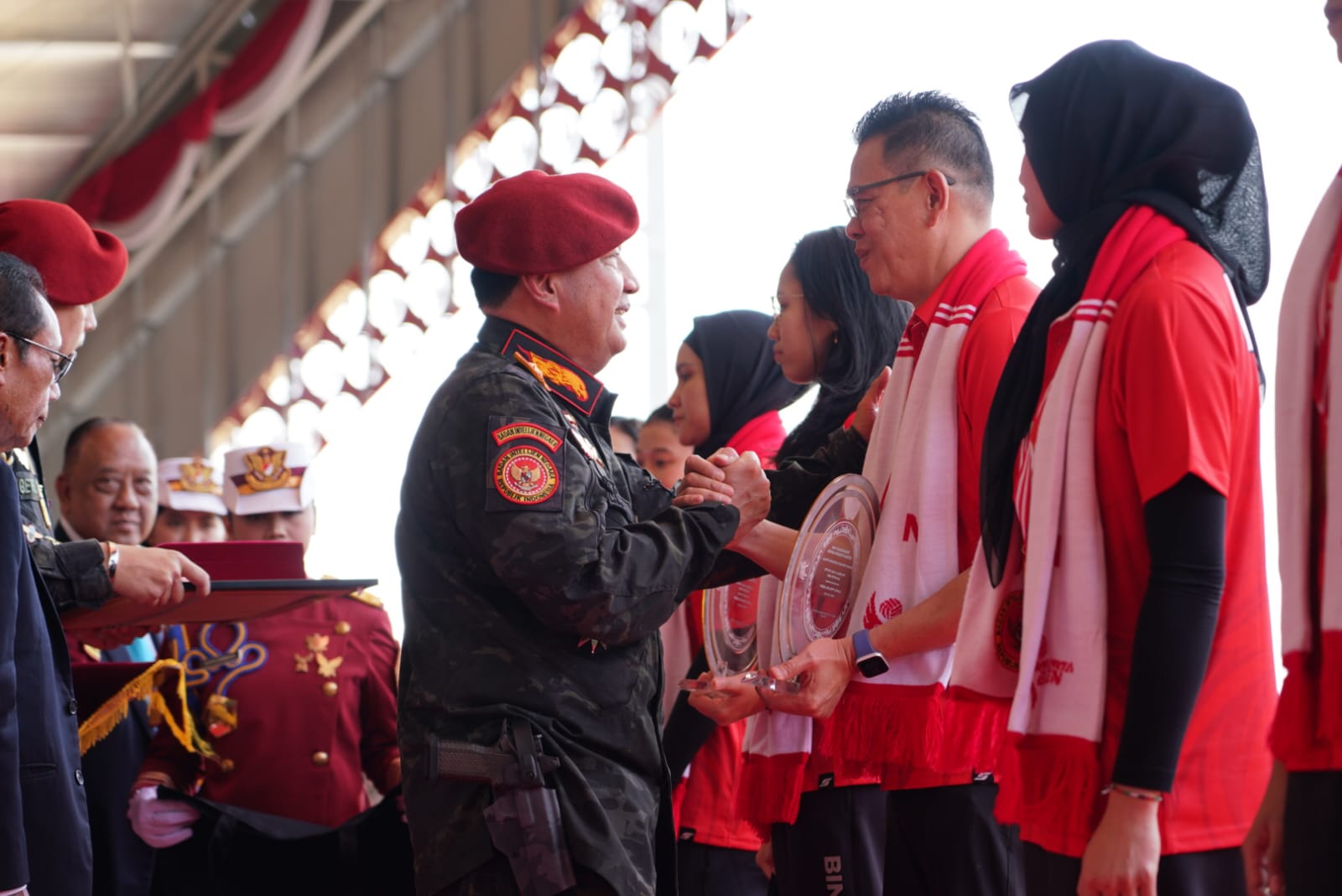 Kepala Badan Intelijen Negara Jenderal Polisi (Purn.) Prof. Dr. Budi Gunawan, S.H., M.Si., Ph.D., mengatakan perwira intelijen harus memiliki kualitas yang tinggi agar dapat mengikuti Perkembangan geopolitik global (31/7/24)