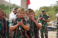 Kasad Jenderal TNI Maruli Simanjuntak meninjau Pembangunan Markas Komando Distrik Militer (Makodim), Labuan Bajo di Kabupaten Manggarai Barat, Nusa Tenggara Timur (NTT), (1/8/24)