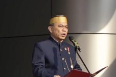 Menteri Komunikasi dan Informatika Budi Arie Setiadi mendorong sivitas Kementerian Kominfo untuk menyambut Ibukota Nusantara (IKN) saat menjadi Inspektur Upacara HUT ke-79 RI di Kantor Kementerian Kominfo, Jakarta Pusat, Sabtu (17/08/2024)