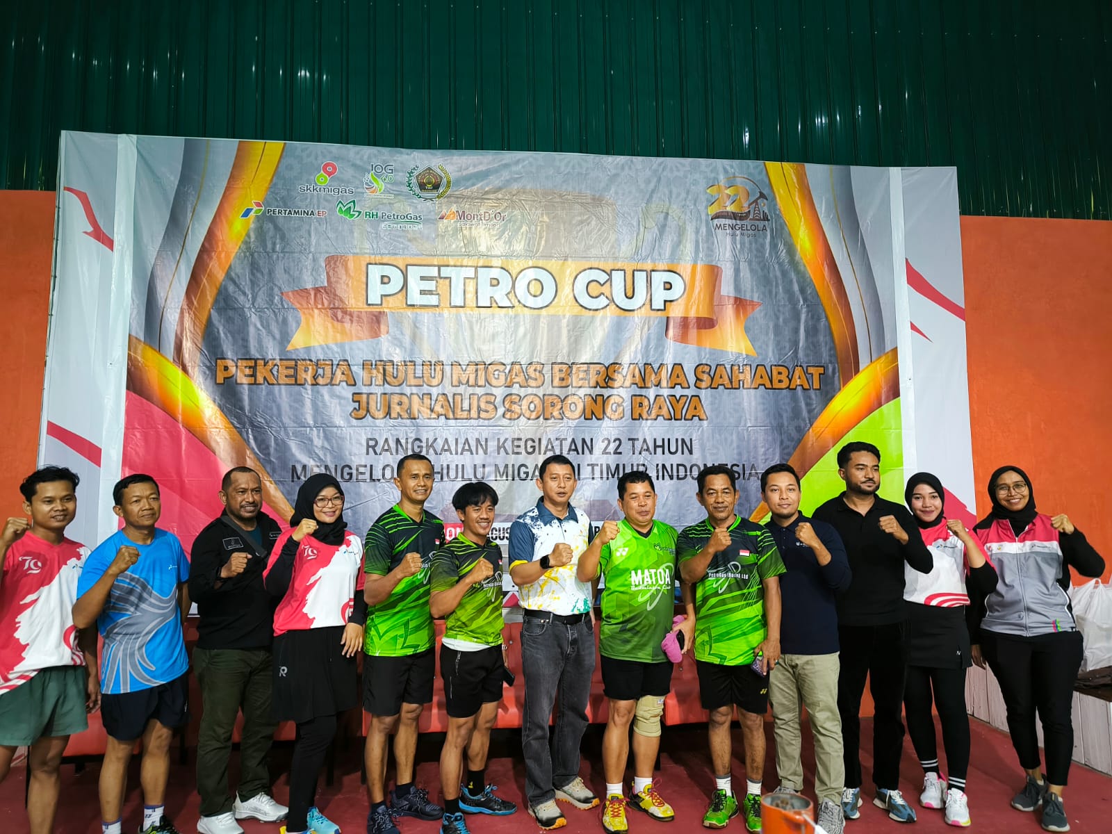 Kegiatan Petrocup yang digelar di Gedung Olahraga Gala Raya, Kota Sorong, Sabtu (31/8/2024)