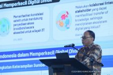 Menteri Kominfo Budi Arie Setiadi dalam acara Datacomm Solution Day 2024, Rabu (11/9/2024)