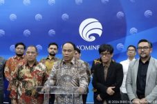 Deklarasi Pilkada Damai 2024 dan Anti-Hoaks di Media Center, Kantor Kementerian Kominfo, Jakarta Pusat, (Foto dok)