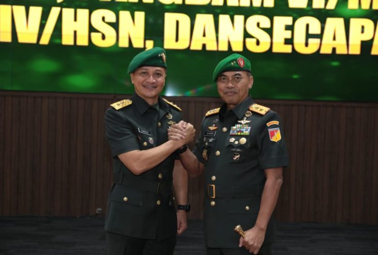 Pangdam XIII/Merdeka Resmi Berganti, Mayjen TNI Suhardi Gantikan Mayjen TNI Candra Wijaya